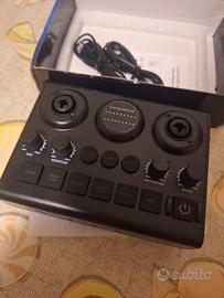 Mixer audio LIVE SOUND Con Scheda Sonora 48V 