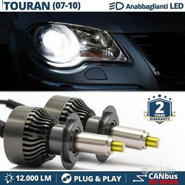 Kit Luci LED H7 VW Touran 2007-10 Fari LENTICOLARI