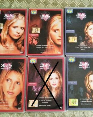 8 DVD di Buffy delle Stagioni 2 e 7