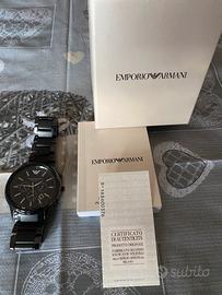 Orologio uomo ARMANI CERAMICA AR 1451 ORIGINALE