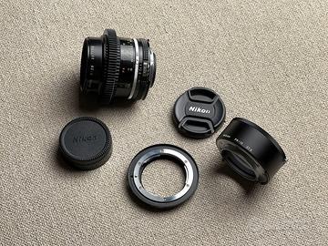 Nikon 55mm f2.8 Micro Macro 55 2.8 con tubo e acc