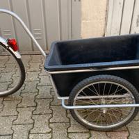 carrello rimorchio per bici