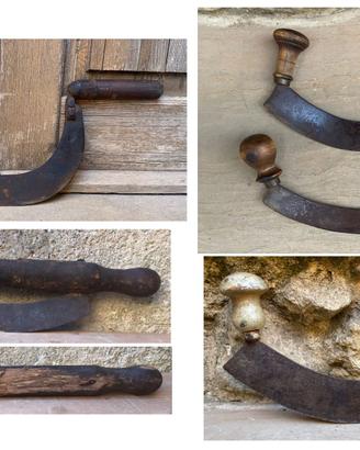 Lotto quattro mezza luna in legno cucina tagliere