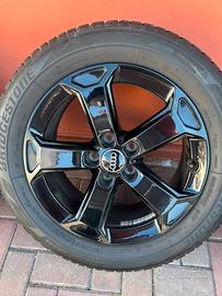 Cerchi in lega audi con gomme termiche