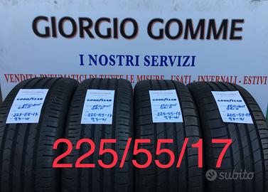 Gomme 225/55/17 Nuove e usate