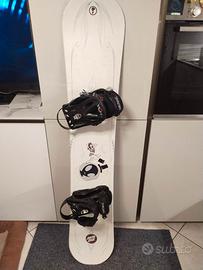 tavola Snowboard con sacca, e attacchi soft