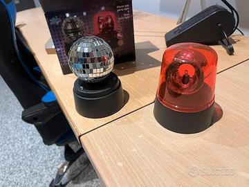 Lampeggiante e sfera