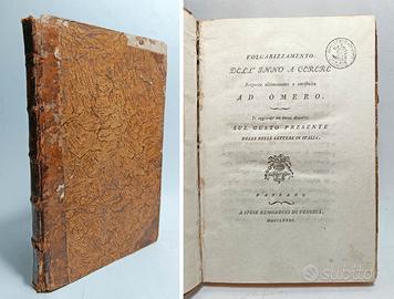 VOLGARIZZAMENTO DELL'INNO A CERERE... 1785