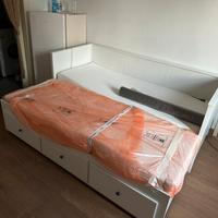 Letto Ikea HEMNES + 2 materassi Abygdala