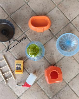 Set Accessori per Criceti e Roditori