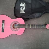 Chitarra mezza taglia bambini 6-8 anni rosa