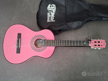 Chitarra mezza taglia bambini 6-8 anni rosa