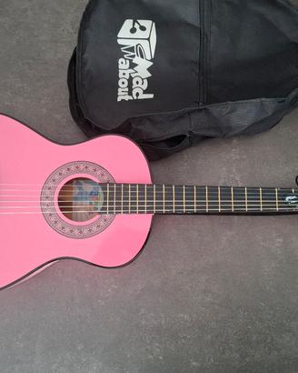 Chitarra mezza taglia bambini 6-8 anni rosa
