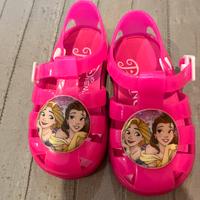 Ciabatte mare e piscina bimba messe 1 sola volta