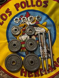 Set manubri componibili Proiron da 17kg tot