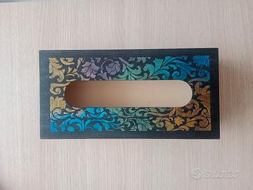 porta kleenex decorato a mano