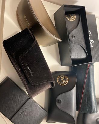 Custodie porta occhiali gucci prada ecc