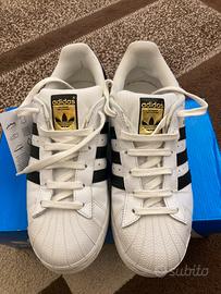 Adidas superstar bianche e cheap nere 37