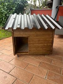 cuccia artigianale trasportabile con ruote