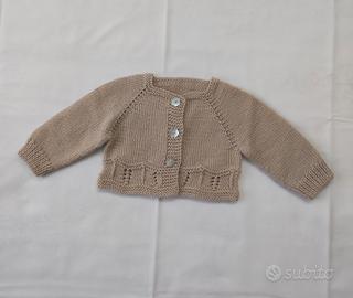 Cardigan bolerino beige bimba