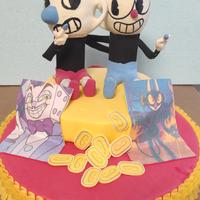 torta scenografica cuphead 