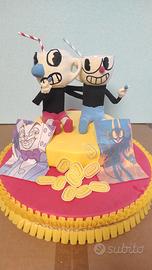 torta scenografica cuphead 