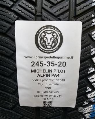 2 gomme 245 35 20 michelin a38549