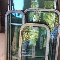 Finestre vetri camper vintage