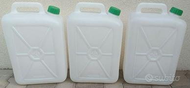 Taniche 20L: perfettamente pulite e pronte all’uso