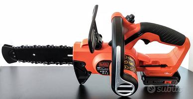 Elettrosega 18VLitio2.0Ah BLACK&DECKER barra 20 cm