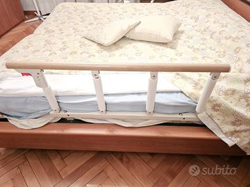 sponda ribaltabile per letto  da degenza