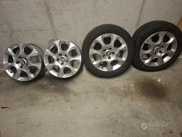 cerchi alfa 166 silver 