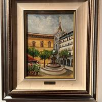 Quadro olio su tela