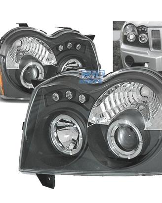 FARI OCCHI ANGEL LED JEEP GRAND CHEROKEE 05-08 NER