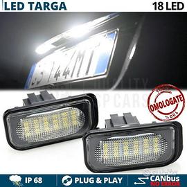 Placche Luci Targa LED Canbus Mercedes C SL CLK E