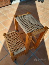 Panchetto Impagliato a Mano