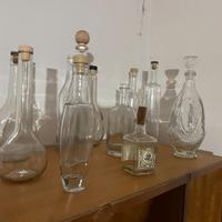 Bottiglie di vetro vintage