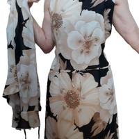 Completo donna 3 pezzi: Vestito+Top+Bolero