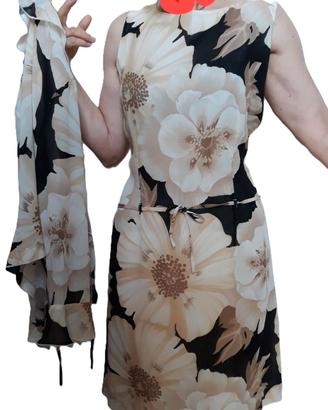 Completo donna 3 pezzi: Vestito+Top+Bolero