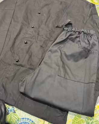 Giacca e pantalone, cuoco