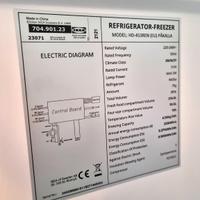 frigo con congelatore alto