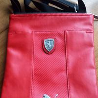 Ferrari-Puma Tracolla rossa ecopelle 10° annivers
