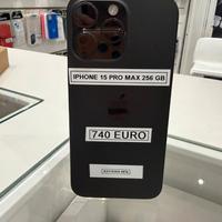 IPHONE 15 PRO MAX 256 GB