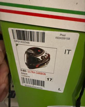 Casco xlite  x803 rr Carbone Sbk