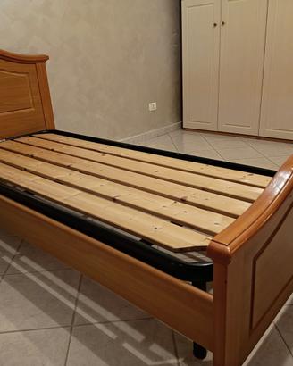 set lettino singolo con rete + comodino