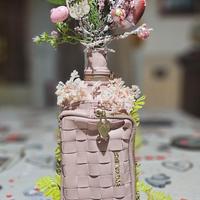 bottiglia decorativa artigianale 