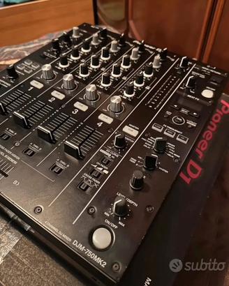 MIXER DJM 750mk2 PIONEER + FLIGHTCASE