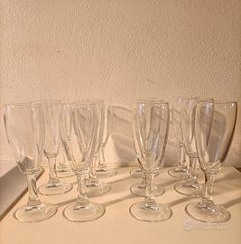 Set bicchieri flute aperitivo/ liquori  NUOVO