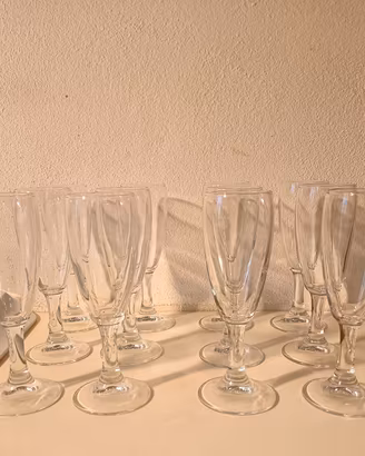 Set bicchieri flute aperitivo/ liquori  NUOVO