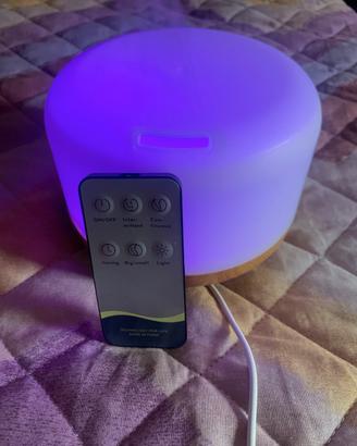 lampada aromatica con telecomando